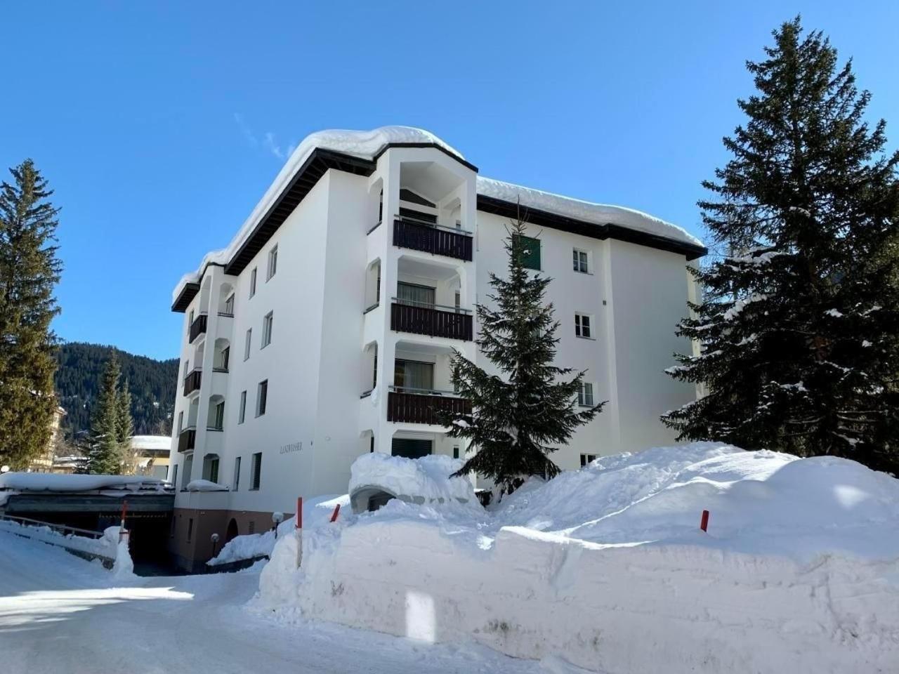 Ferienwohnung Gian, Zentral Mit Garagenstellplatz Davos Exteriör bild